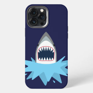 Great White Shark Cartoon iPhone 13 Pro Max Case
