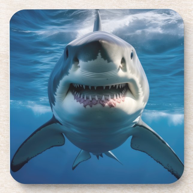 Great White Shark Coaster (Front)