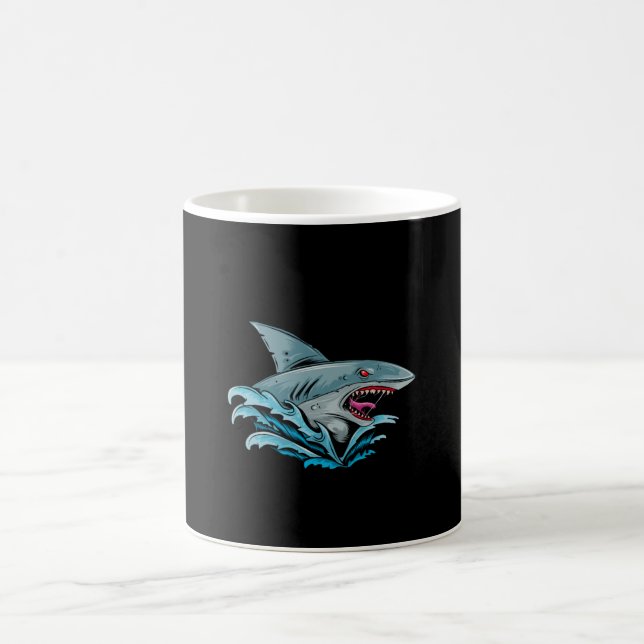 Great White Shark Coffee Mug (Center)