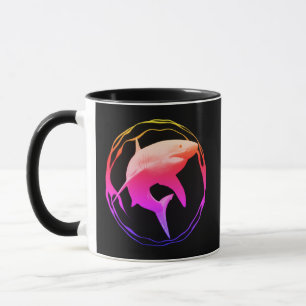 Great White Shark Graphic Design Mug