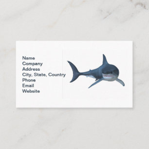 Great White Shark Hunter Business Card