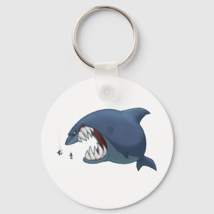 Great White Shark Keychain