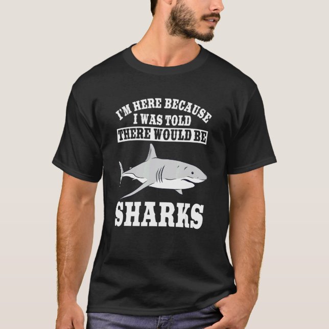 Great White Shark Largest Predator Fish Biologists T-Shirt (Front)