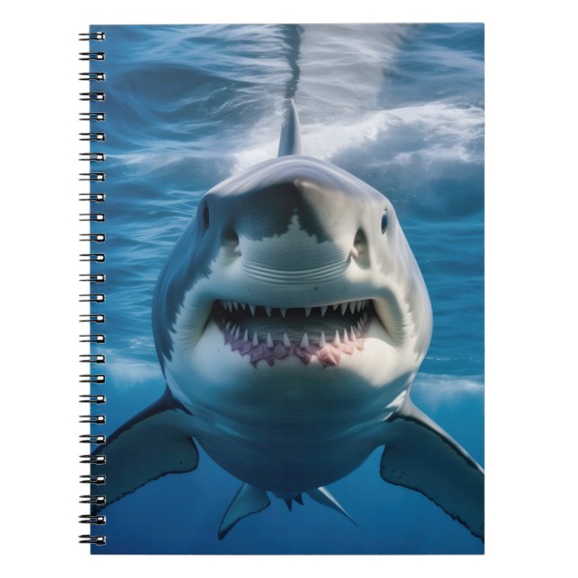 Great White Shark Notebook (Front)