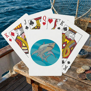 Great White Shark Playing Cards