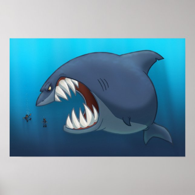 Great White Shark Poster (Front)