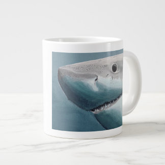 Great White Shark Speciality Mug - Fins & Coffee