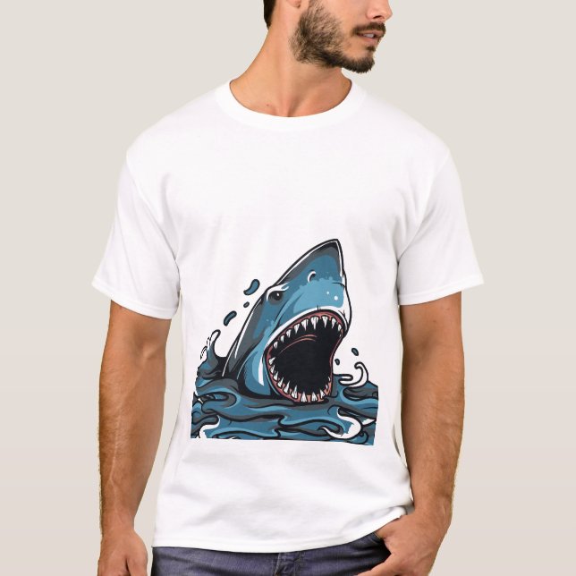 Great White Shark T-Shirt (Front)