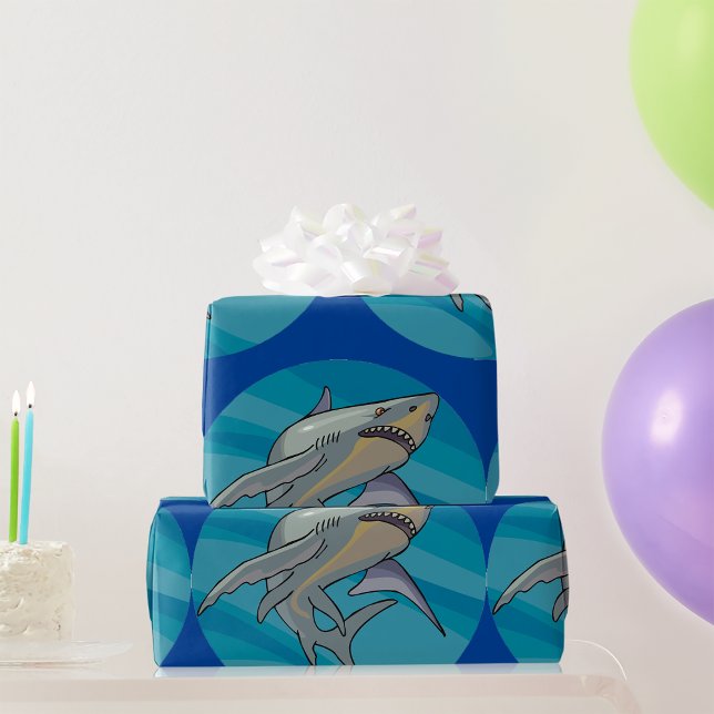 Great White Shark Wrapping Paper (Creator Uploaded)