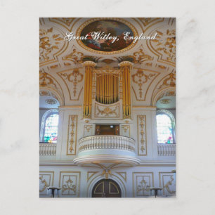 Great Witley Church,  UK postcard