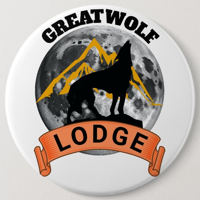 Great wolf lodge button (Front)