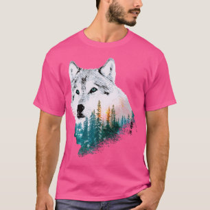 Great Wolf Motif T-Shirt
