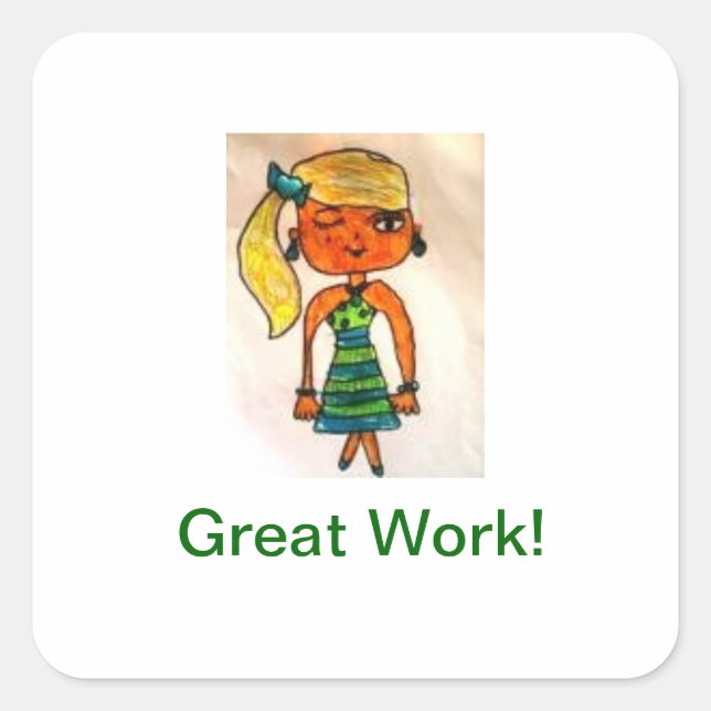 Great Work Stickers (Front)