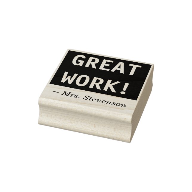 "GREAT WORK!" + Teacher Marking/Grading Stamp (Stamp)