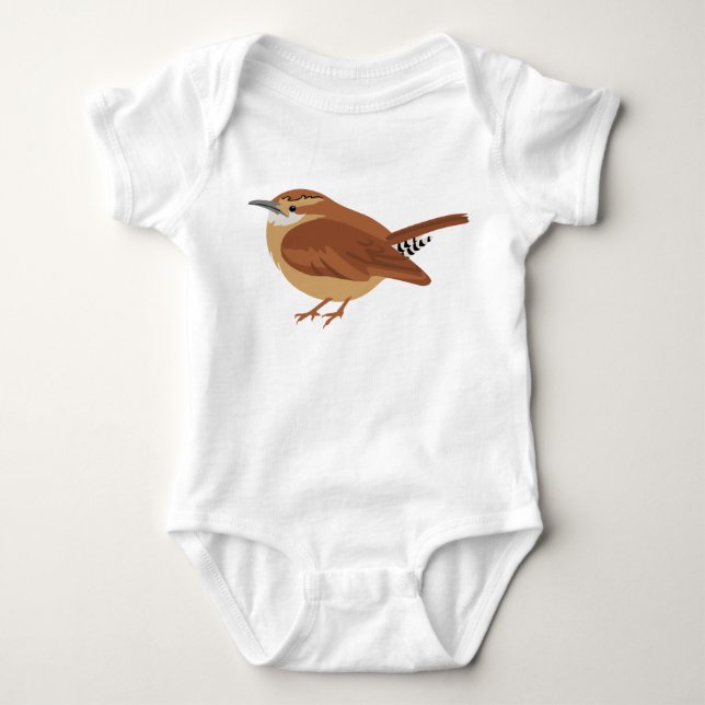 Great Wren Baby Bodysuit (Front)
