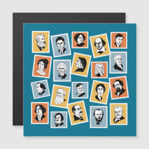 Great writers, poets and playwrights on stamps-1