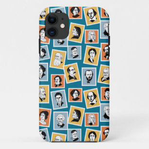 Great writers, poets and playwrights on stamps-1 Case-Mate iPhone case