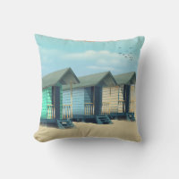 Great Yarmouth Beach hut travel poster