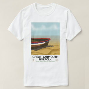 Great Yarmouth Norfolk Vintage travel poster T-Shirt