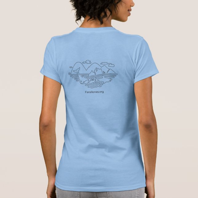 Greater Farallones T-Shirt Seascape 2 (Back)
