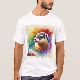 Greater Grison 150724AREF107 - Watercolor T-Shirt