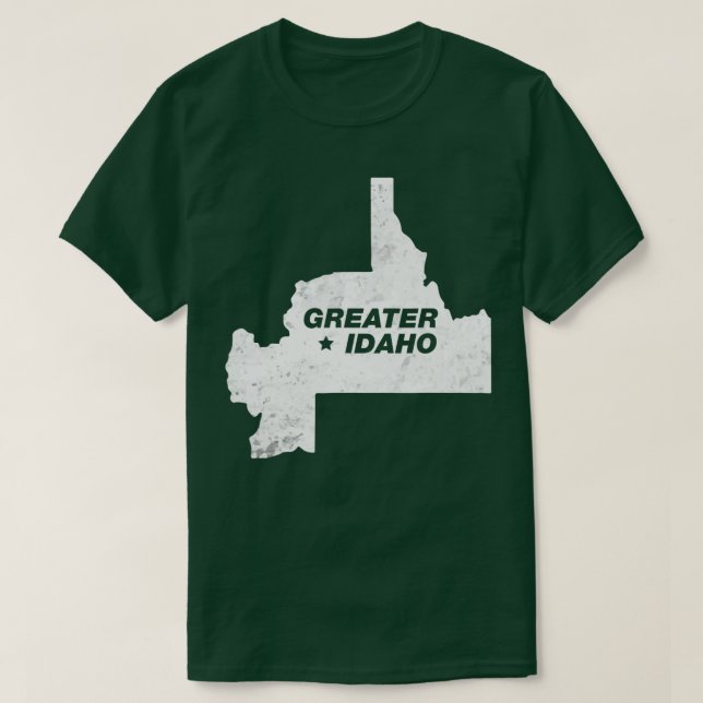 Greater Idaho Map  T-Shirt (Design Front)