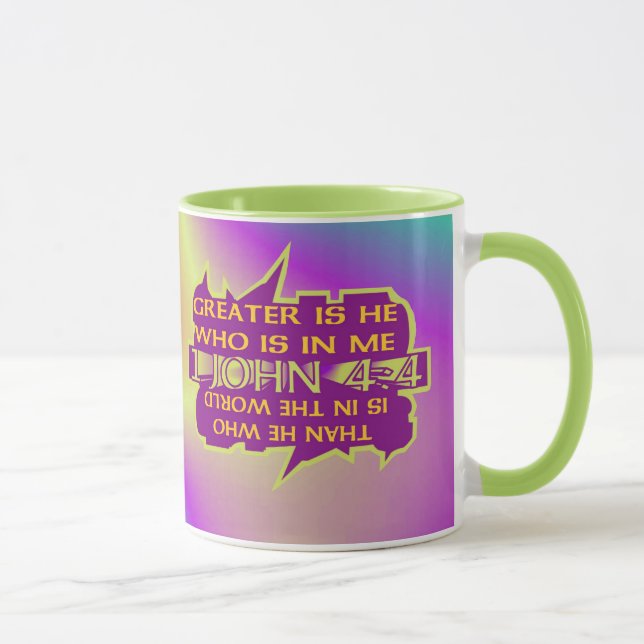 Greater is He (Esp) Coffee Mug (Right)