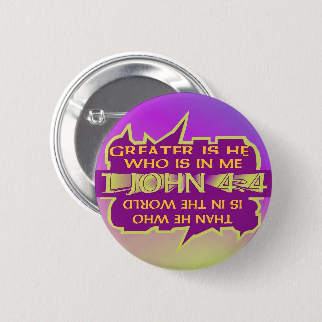 Greater is He I Eng I 2.25 Button (Front & Back)