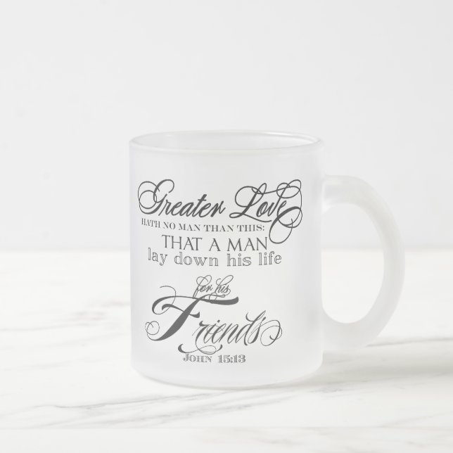 Greater Love Custom Mug (Right)