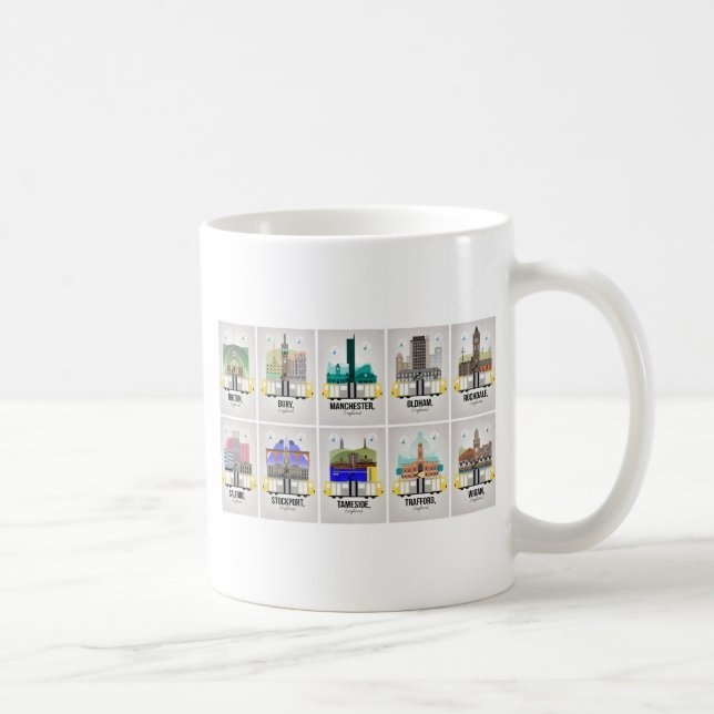 Greater Manchester Coffee Mug (Right)