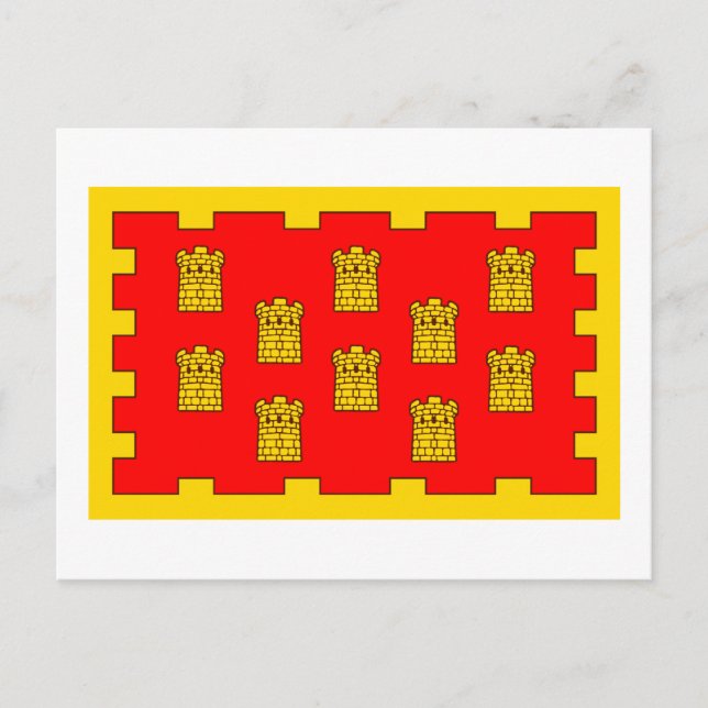 Greater Manchester Flag Postcard (Front)