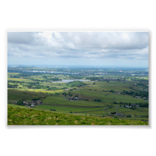 Greater Manchester From Blackstone Edge Photo Print