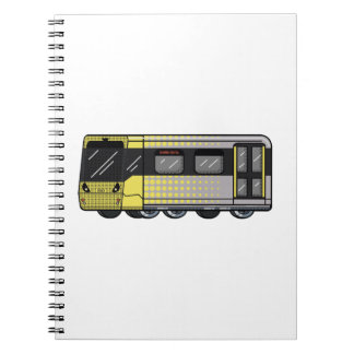 Greater Manchester Metrolink graffiti bomb sticker Notebook