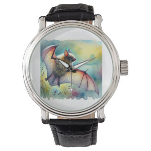 Greater Noctule Bat 120924AREF149 - Watercolor Watch