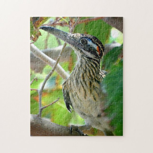 Greater Roadrunner Chillin" Jigsaw Puzzle (Vertical)