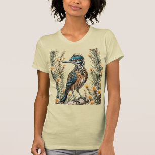 Greater Roadrunner Surrounded By Yucca Flower 3 T-Shirt