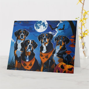 Greater Swiss Halloween Spooky Card