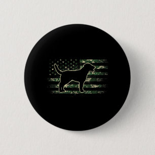 Greater Swiss Mountain Camouflage American Flag 6 Cm Round Badge