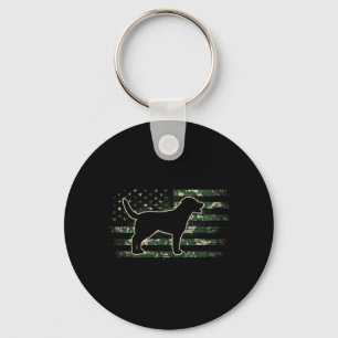Greater Swiss Mountain Camouflage American Flag Key Ring
