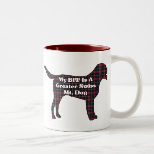 Greater Swiss MOUNTAIN DOG BFF Two-Tone Coffee Mug