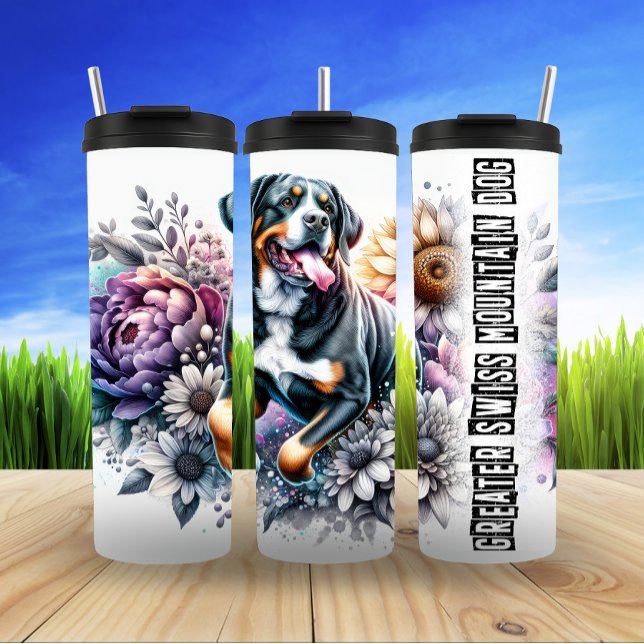 Greater Swiss Mountain Dog Bloom Thermal Tumbler (Creator Uploaded)
