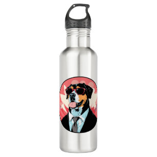 Greater Swiss Mountain Dog Businessman   710 Ml Water Bottle