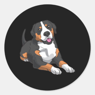 Greater Swiss Mountain Dog Classic Round Sticker