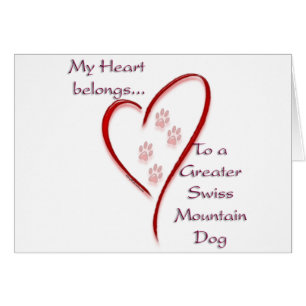 Greater Swiss Mountain Dog Heart Belongs