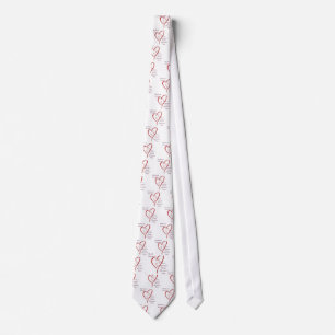 Greater Swiss Mountain Dog Heart Belongs Tie