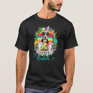 Greater Swiss Mountain Dog In Easter Eggs Basket E T-Shirt