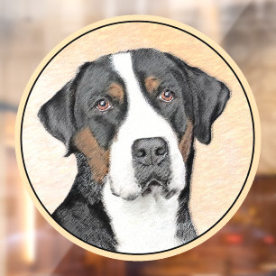Greater Swiss Mountain Dog Painting - Original Art