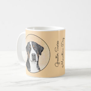 Greater Swiss Mountain Dog Painting - Original Art Coffee Mug