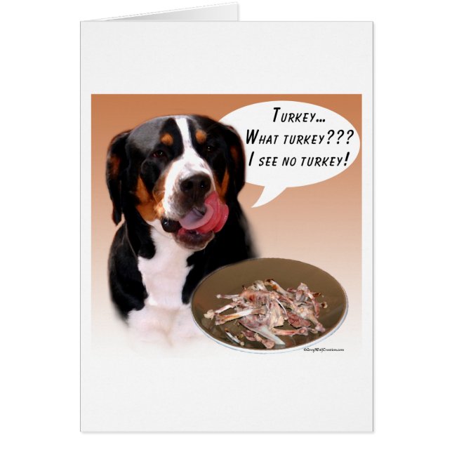 Greater Swiss Mountain Dog Turkey (Front)