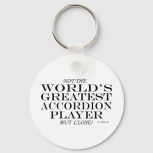 Greatest Accordion Player Close Key Ring